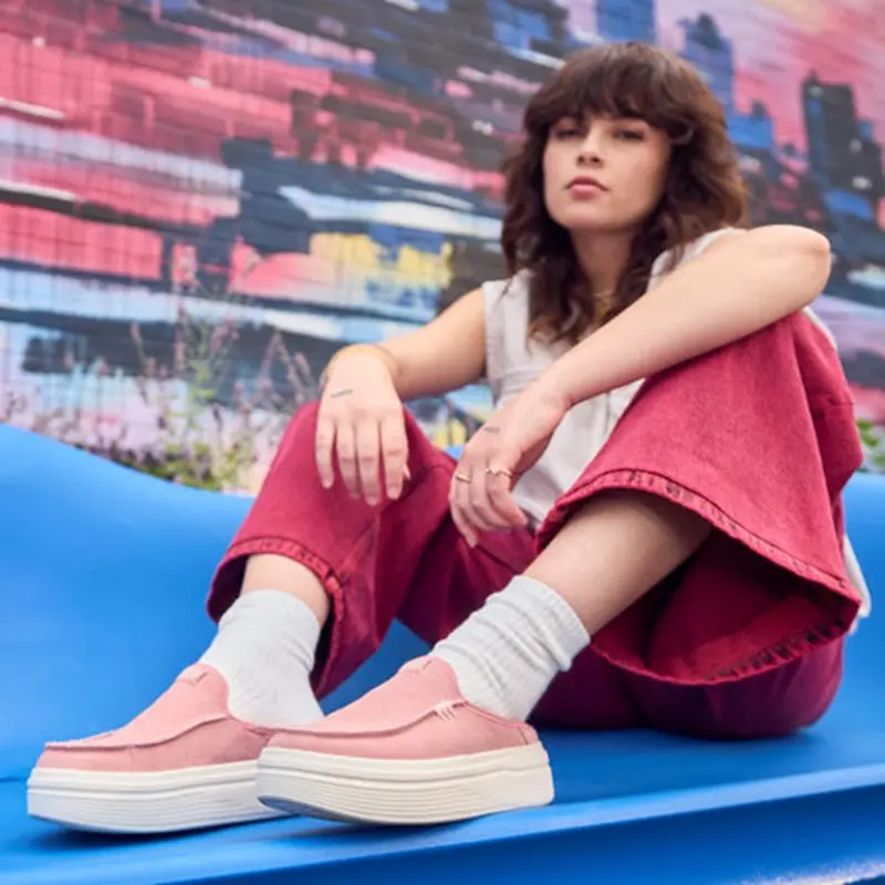 Austin Lift - Womens Comfortable Slip on Platform Mules