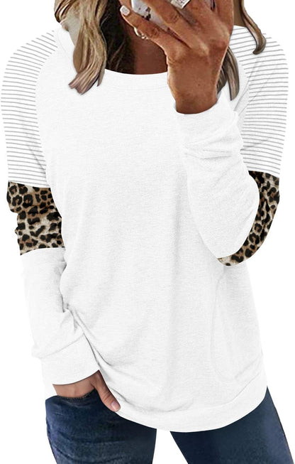 onlypuff Long Sleeve Shirts for Women Fall Fashion Tops Clothing