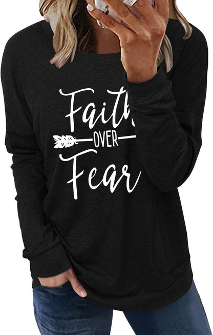 onlypuff Long Sleeve Shirts for Women Fall Fashion Tops Clothing