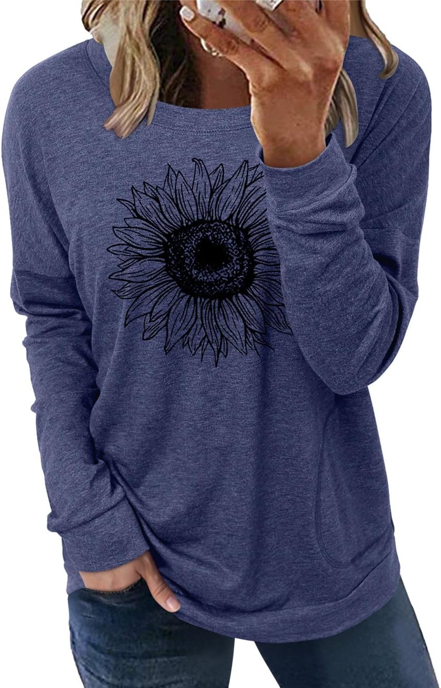 onlypuff Long Sleeve Shirts for Women Fall Fashion Tops Clothing