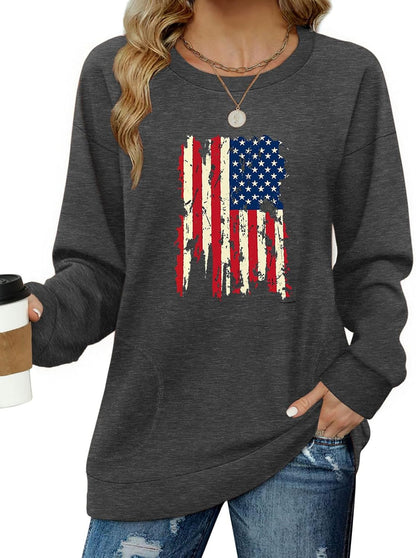 Long Sleeve Shirts for Women Casual Crewneck Sweatshirt 2025 Trendy Loose Basic Tunic Tops