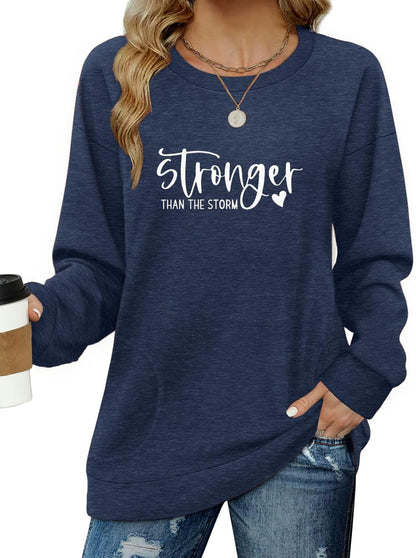 Long Sleeve Shirts for Women Casual Crewneck Sweatshirt 2025 Trendy Loose Basic Tunic Tops