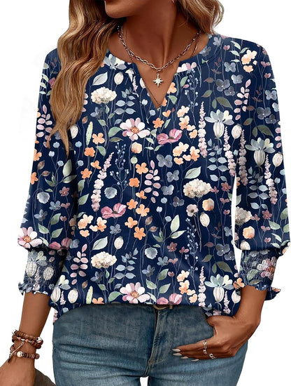 WIHOLL 3/4 Length Sleeve Womens Tops Summer Shirts Spring Vacation Outfits Dressy Casual Trendy Fall S-3XL