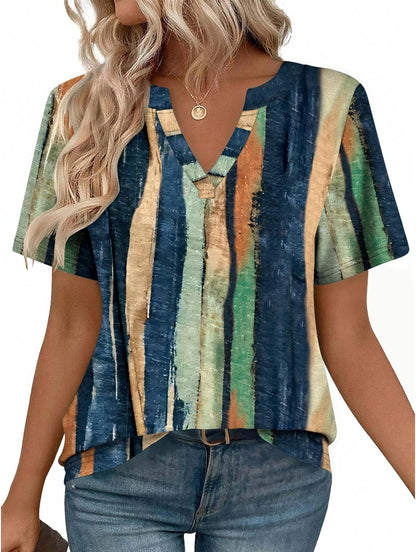 Zeagoo Womens Tops Short Sleeve V Neck Tee Shirts Cute Dressy Casual Clothing Business Work Blouse